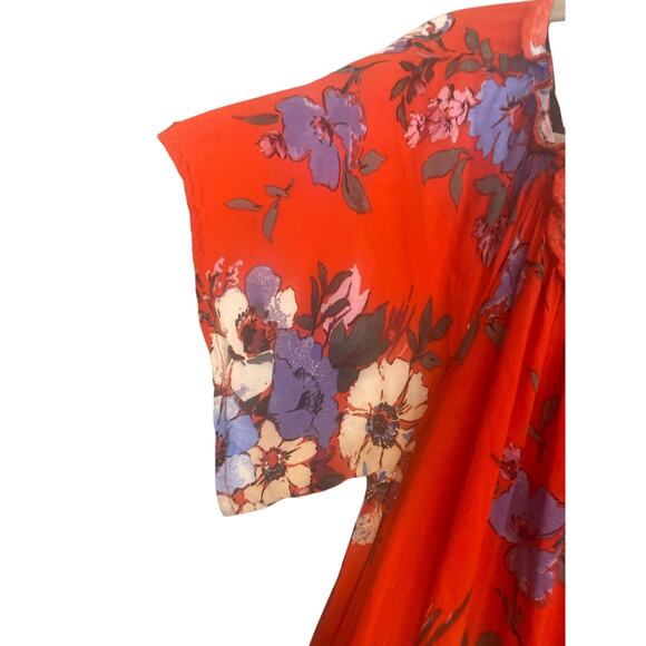 Band of Gypsies- Flowy Floral Maxi dress-size Small - Picture 5 of 7